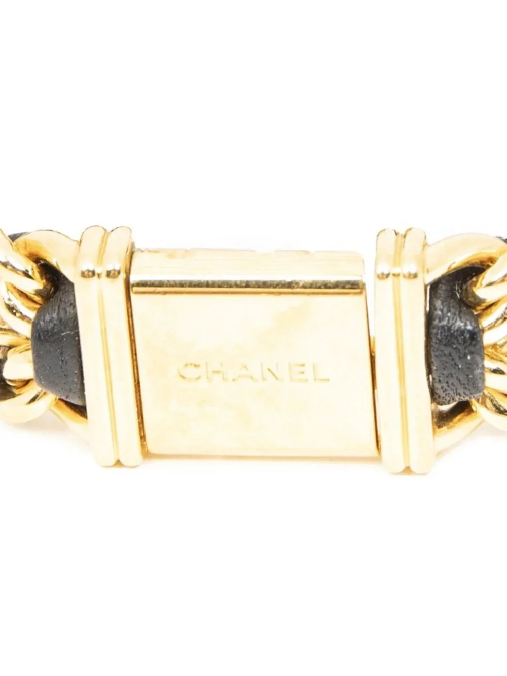 Chanel Premiere Black Gold Plated Shoulder Bag